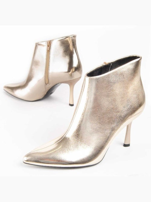 Botín De Tacón Para Mujer.  Montevita  Botinia - Kiabi