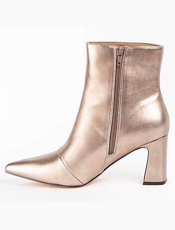 Botín De Tacón Para Mujer. Montevita Botirey