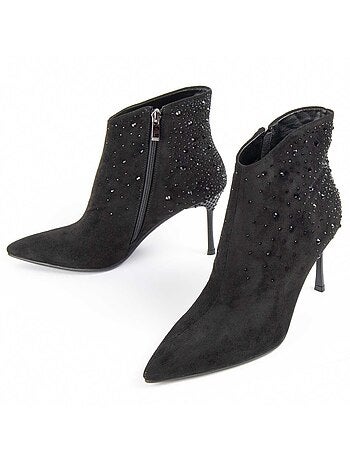 Botín De Tacón Para Mujer. Montevita Botirey