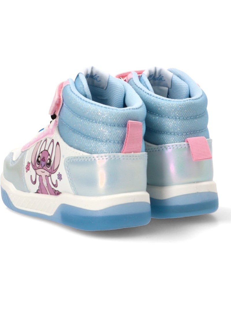 Botin deportivas casual niña suela plana - luna collection Malva lila - Kiabi