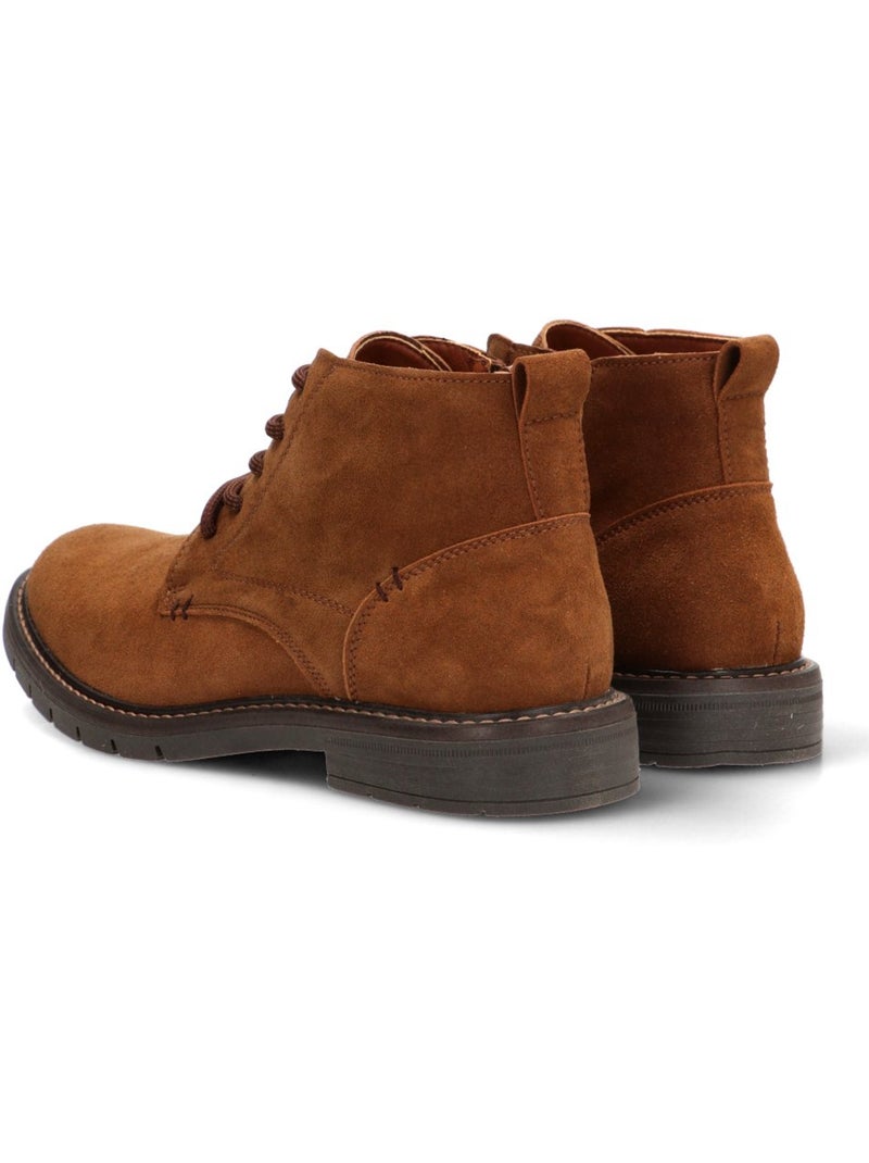 Botin diario hombre suela plana - etika Camel - Kiabi
