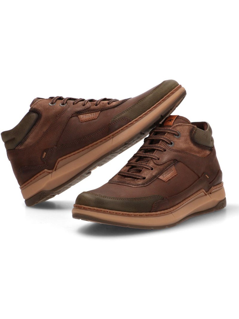 Botin Diario Hombre Suela Plana - Fluchos Marrón - Kiabi