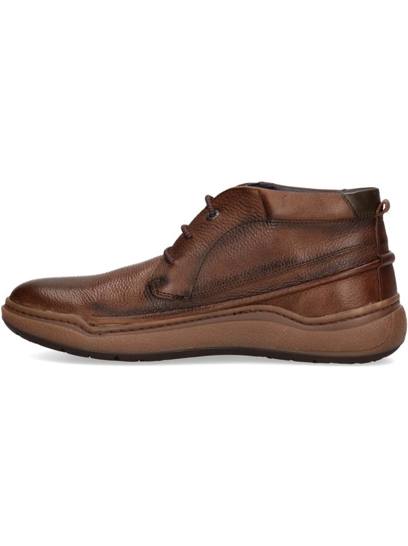 Botin Diario Hombre Suela Plana - Fluchos Taupe - Kiabi
