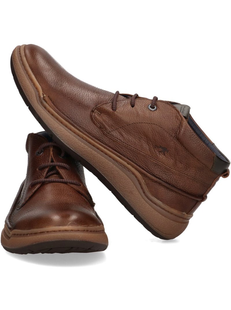 Botin Diario Hombre Suela Plana - Fluchos Taupe - Kiabi
