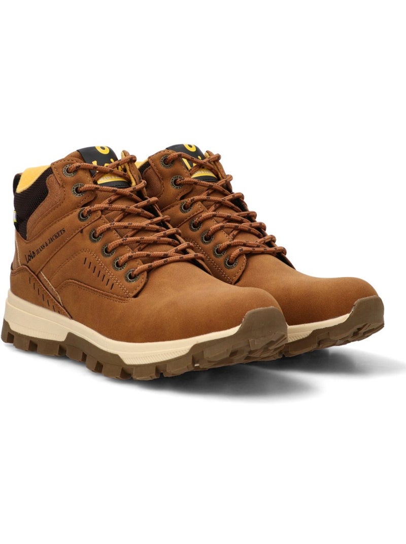 Botin diario hombre suela plana - lois Camel - Kiabi