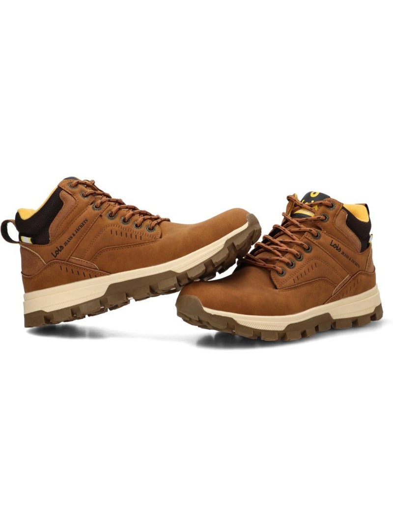Botin diario hombre suela plana - lois Camel - Kiabi