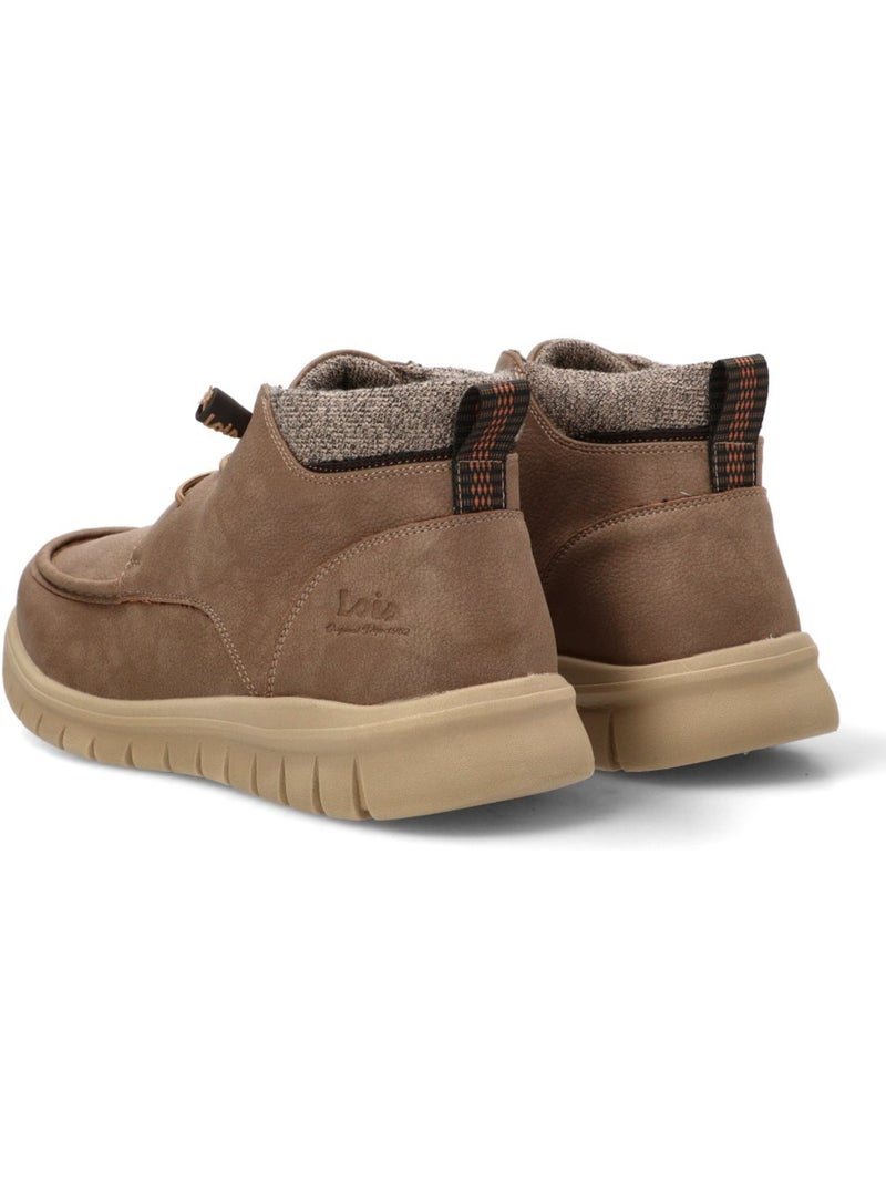 Botin diario hombre suela plana - lois Taupe - Kiabi