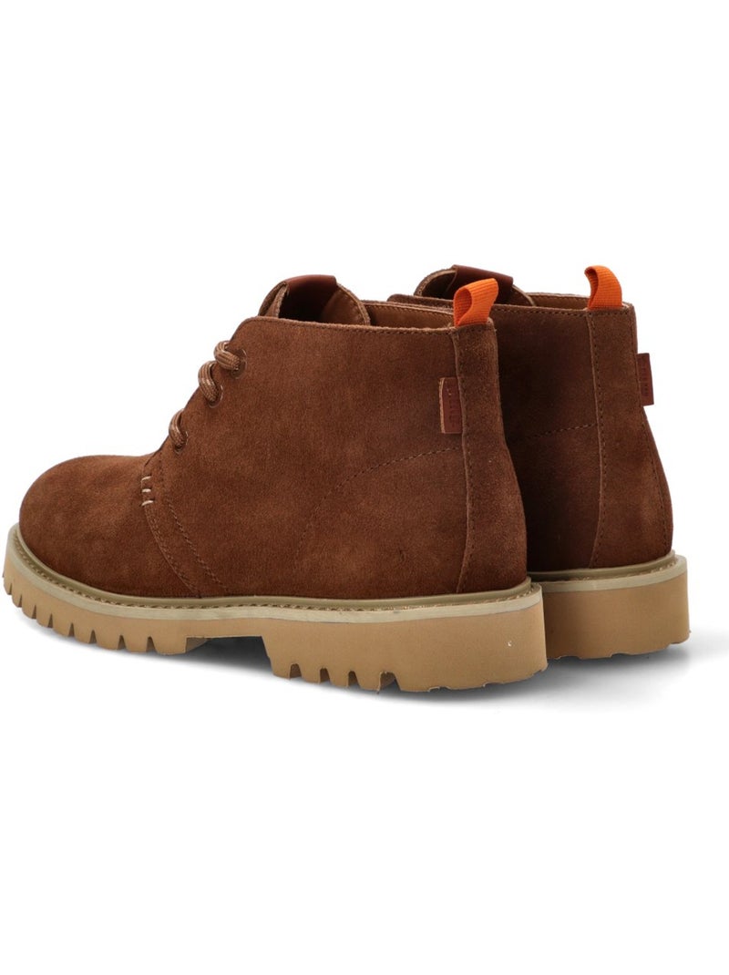 Botin diario hombre suela plana - mustang Marrón chocolate - Kiabi