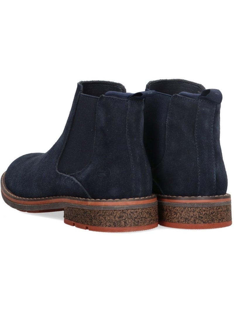 Botin Diario Hombre Tacón Medio - Etika Azul - Kiabi
