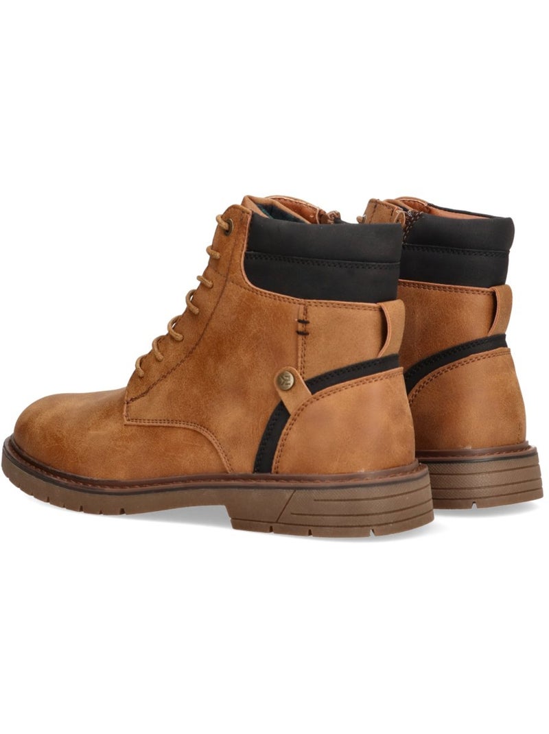 Botin Diario Hombre Tacón Medio - Etika Camel - Kiabi