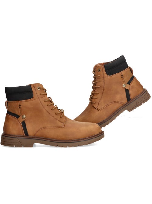 Botin Diario Hombre Tacón Medio - Etika - Kiabi