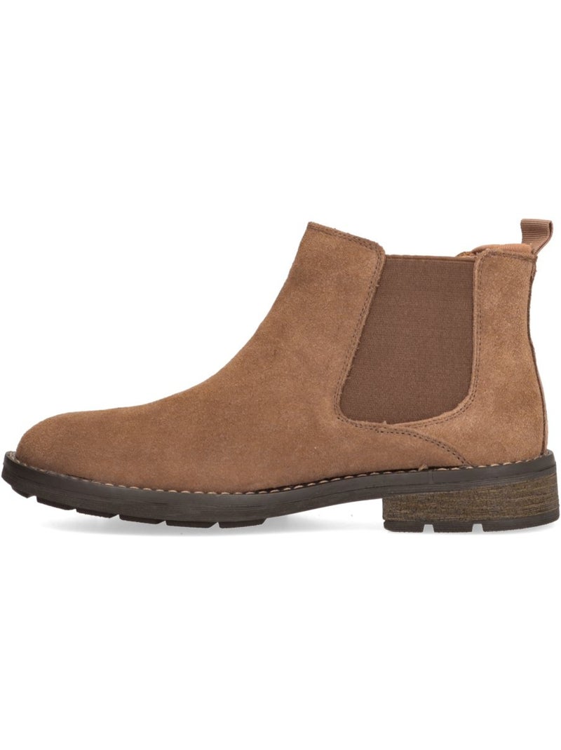Botin Diario Hombre Tacón Medio - Etika Camel - Kiabi