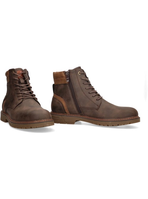 Botin Diario Hombre Tacón Medio - Etika - Kiabi