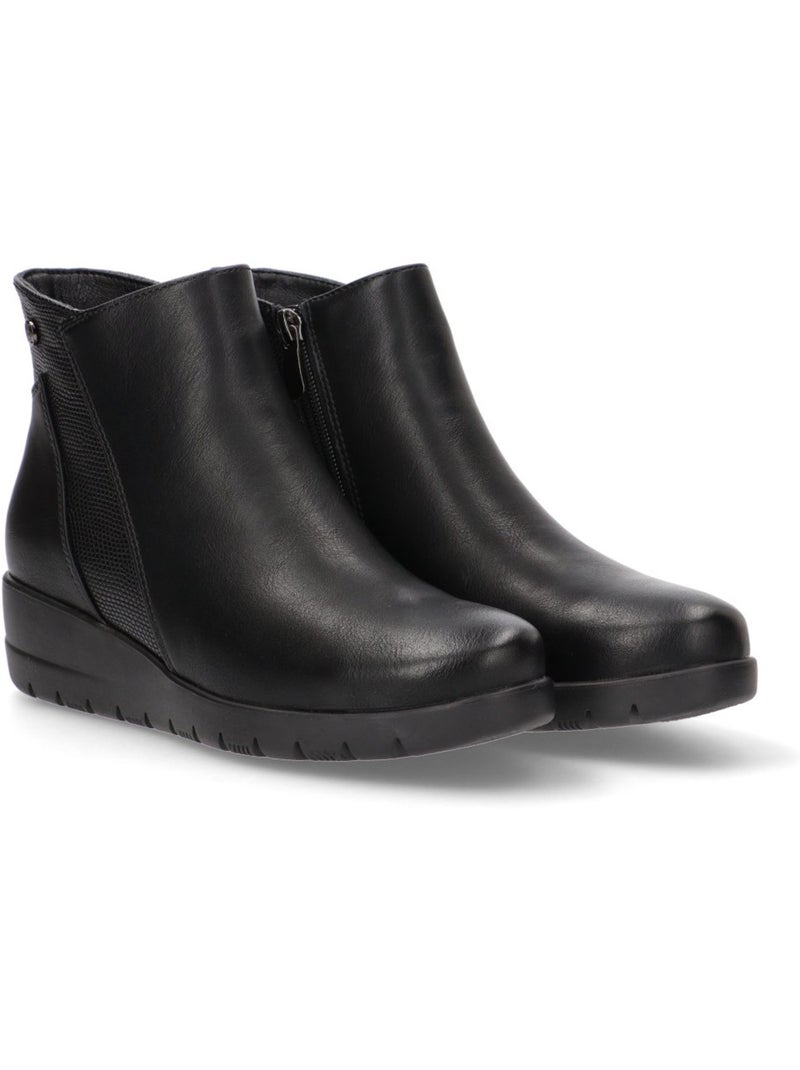 Botin Diario Mujer Cuña Media - Hispaflex Negro - Kiabi
