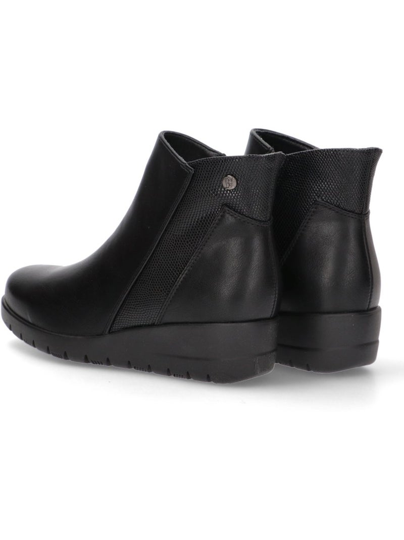 Botin Diario Mujer Cuña Media - Hispaflex Negro - Kiabi