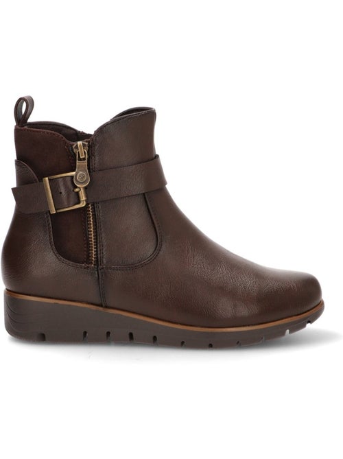 Botin Diario Mujer Cuña Media - Stay - Kiabi Botin Diario Mujer Cuña Media - Stay - Kiabi