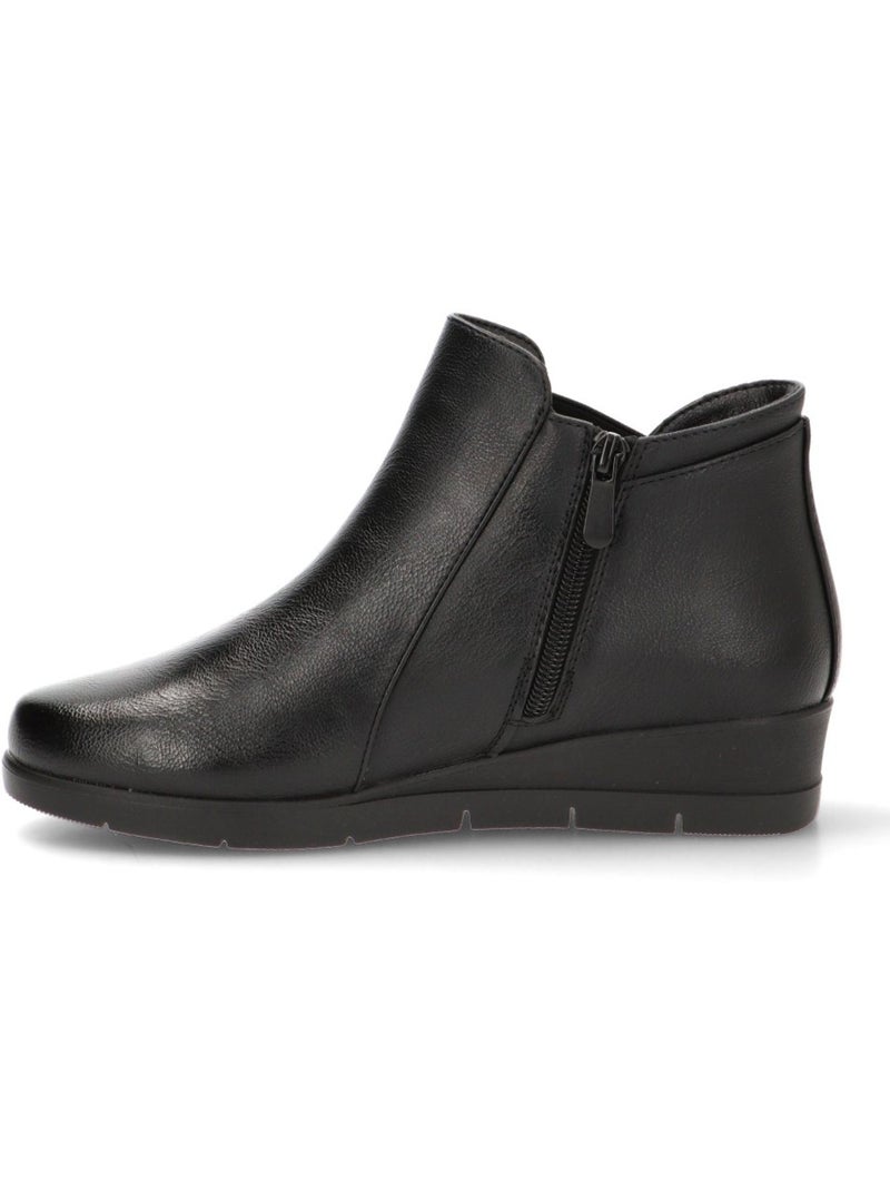 Botin Diario Mujer Cuña Media - Stay Negro - Kiabi