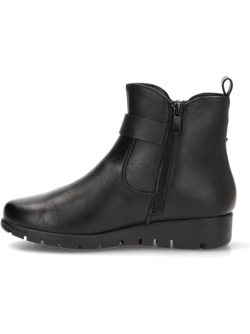 Botin Diario Mujer Cuña Media - Stay Negro - Kiabi