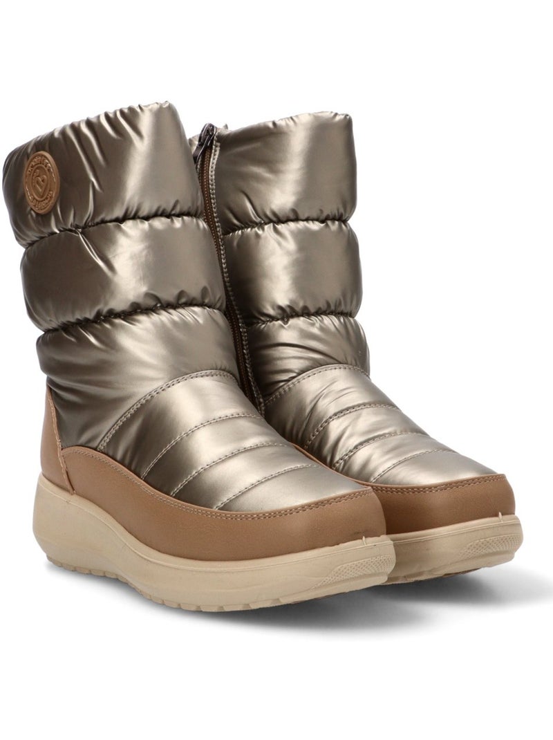 Botin Diario Mujer Suela Plana - Amarpies Beige - Kiabi