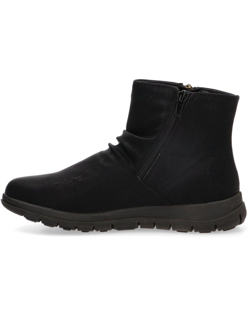 Botin diario mujer suela plana - armony Negro - Kiabi