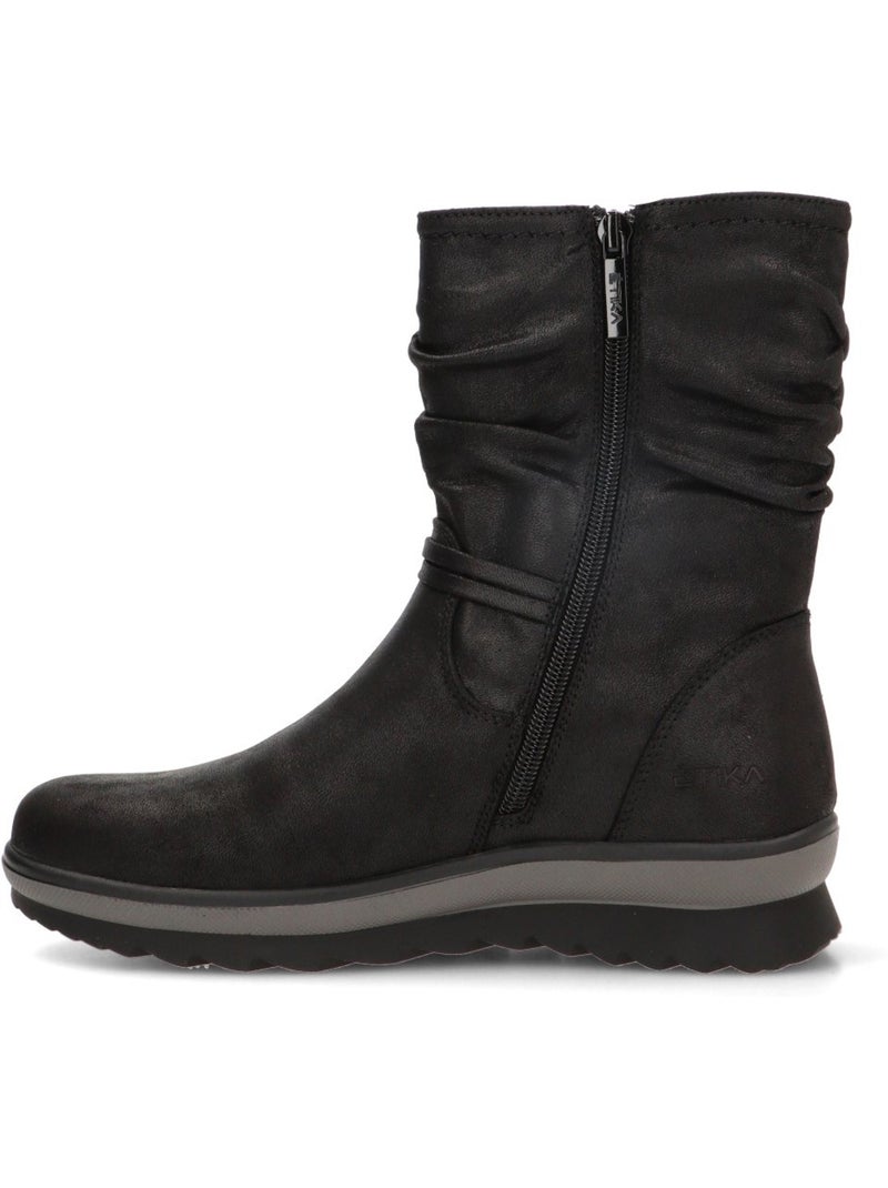 Botin diario mujer suela plana - etika Negro - Kiabi