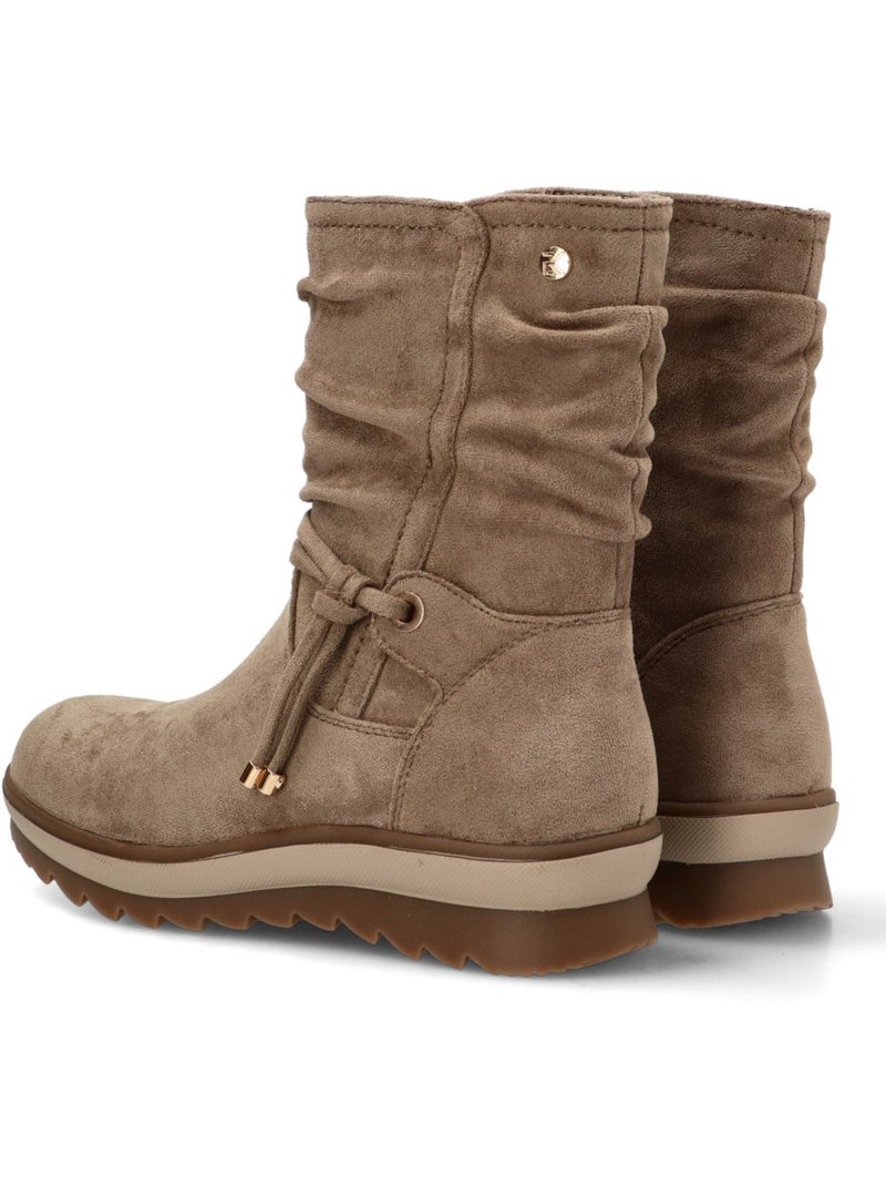 Botin Diario Mujer Suela Plana - Etika Taupe - Kiabi