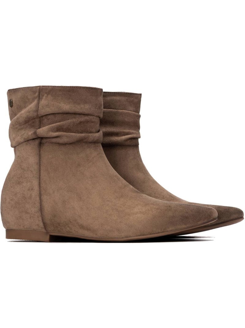 Botin diario mujer suela plana - xti Taupe - Kiabi