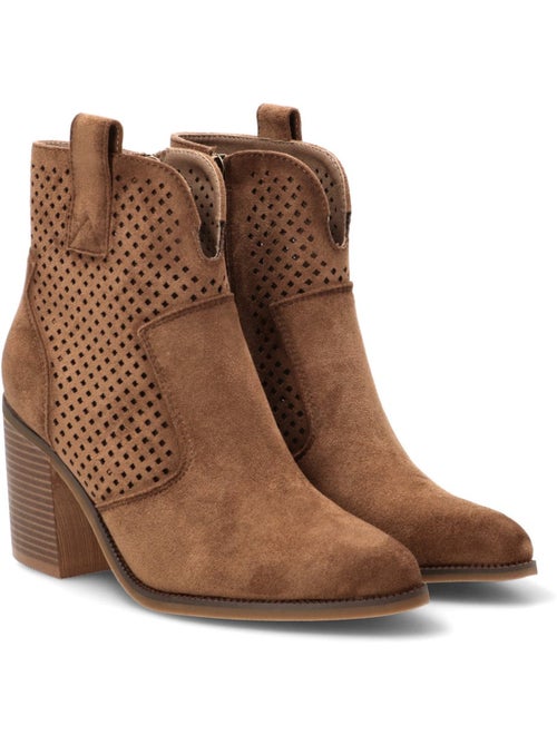 Botin Diario Mujer Tacón Alto - Etika - Kiabi