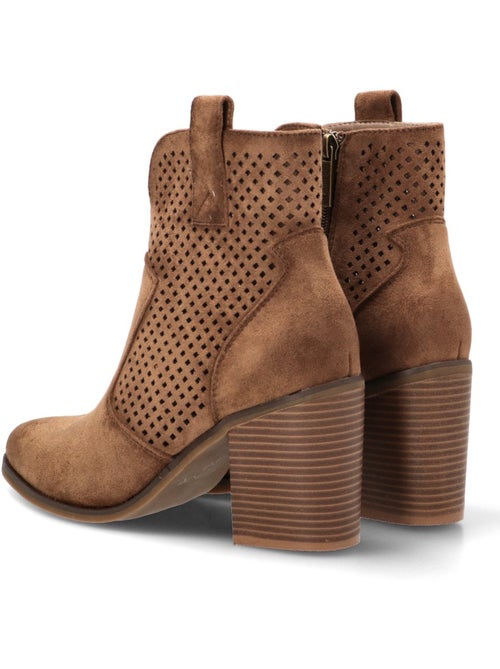 Botin Diario Mujer Tacón Alto - Etika - Kiabi
