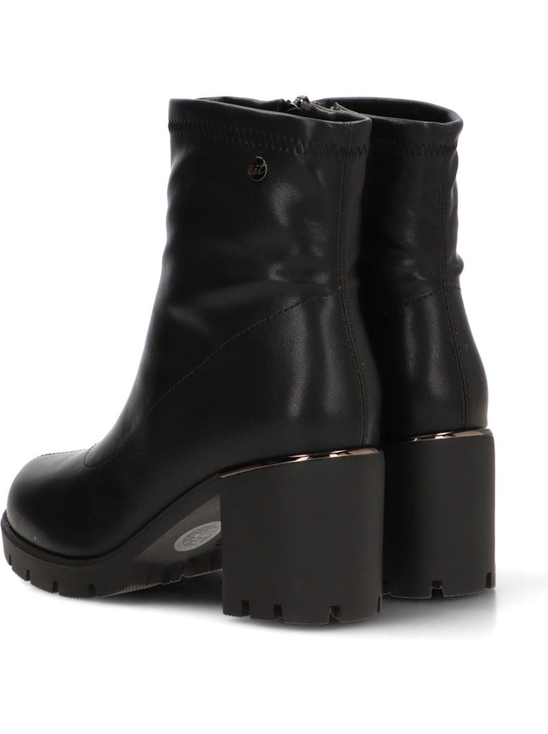Botin diario mujer tacón alto - isteria Negro - Kiabi
