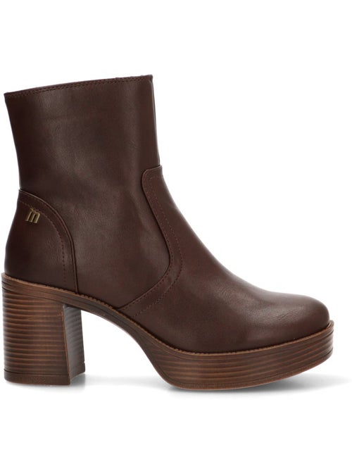 Botin diario mujer tacón alto - mustang - Kiabi Botin diario mujer tacón alto - mustang - Kiabi