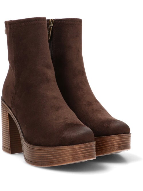 Botin diario mujer tacón alto - mustang - Kiabi