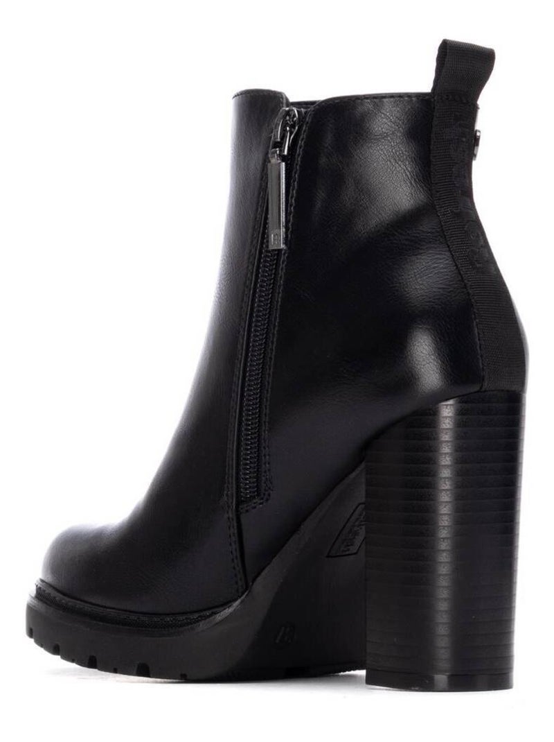 Botin diario mujer tacón alto - refresh Negro - Kiabi