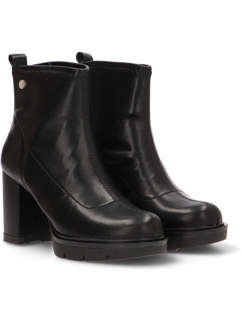 Botin diario mujer tacón alto - xti Negro - Kiabi