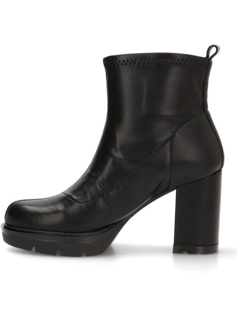 Botin diario mujer tacón alto - xti Negro - Kiabi