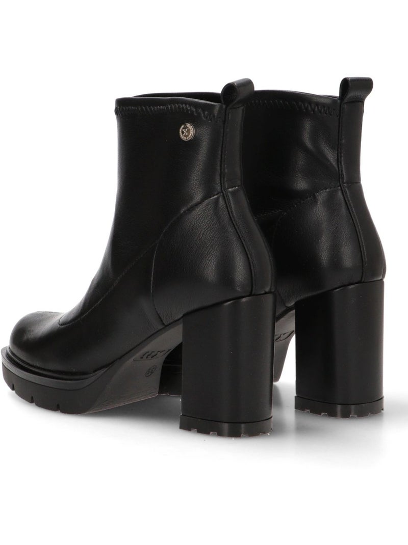 Botin diario mujer tacón alto - xti Negro - Kiabi