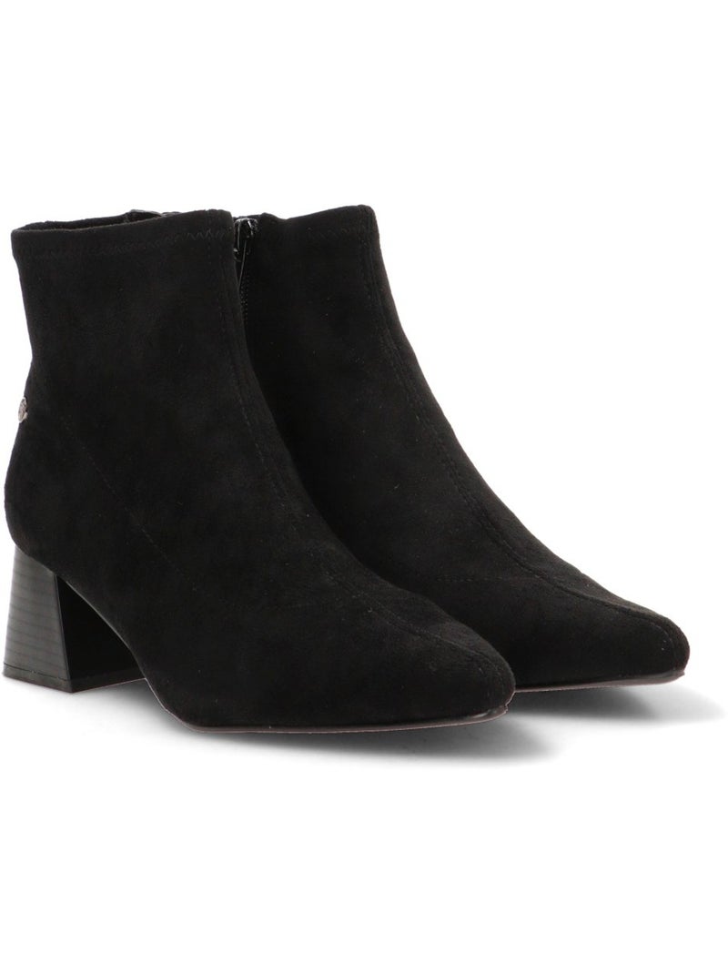 Botin Diario Mujer Tacón Medio - Buonarotti Negro - Kiabi