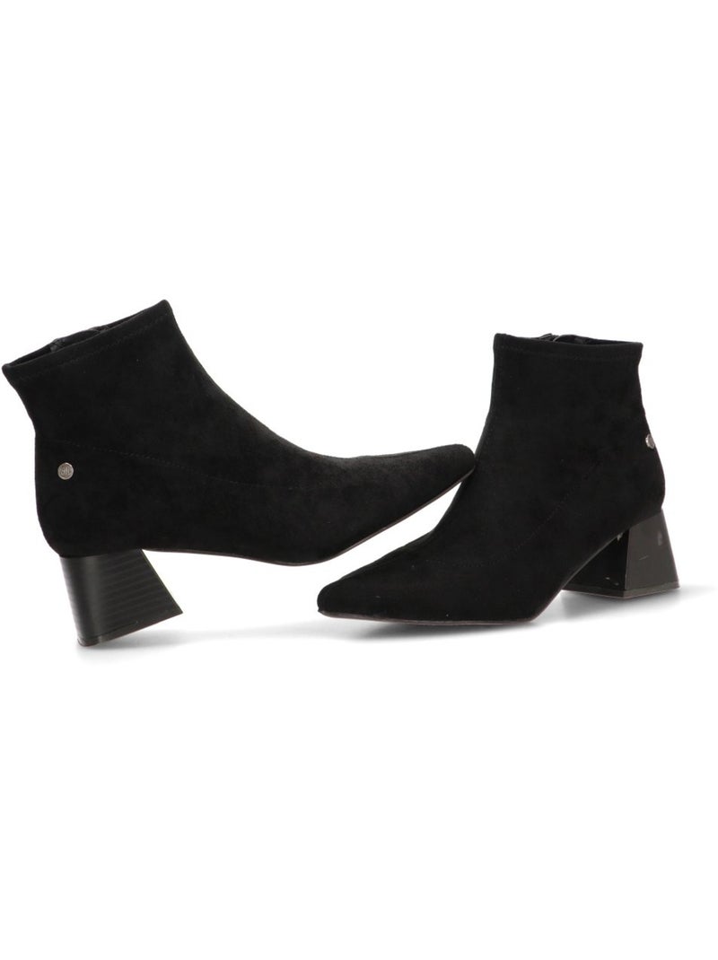 Botin Diario Mujer Tacón Medio - Buonarotti Negro - Kiabi