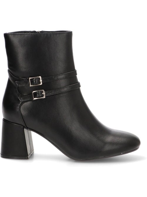 Botin diario mujer tacón medio - buonarotti - Kiabi