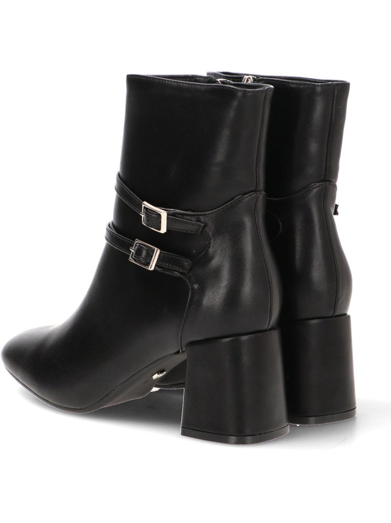 Botin Diario Mujer Tacón Medio - Buonarotti Negro - Kiabi