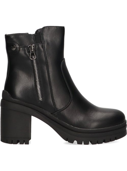 Botin Diario Mujer Tacón Medio - Etika - Kiabi