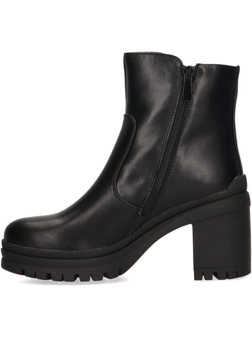 Botin Diario Mujer Tacón Medio - Etika - Kiabi