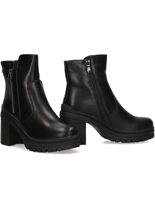 Botin Diario Mujer Tacón Medio - Etika - Kiabi