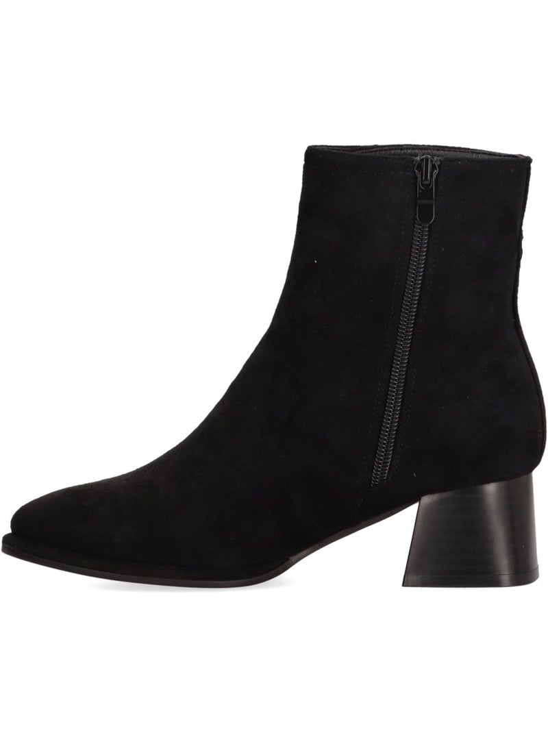 Botin Diario Mujer Tacón Medio - Etika Negro - Kiabi