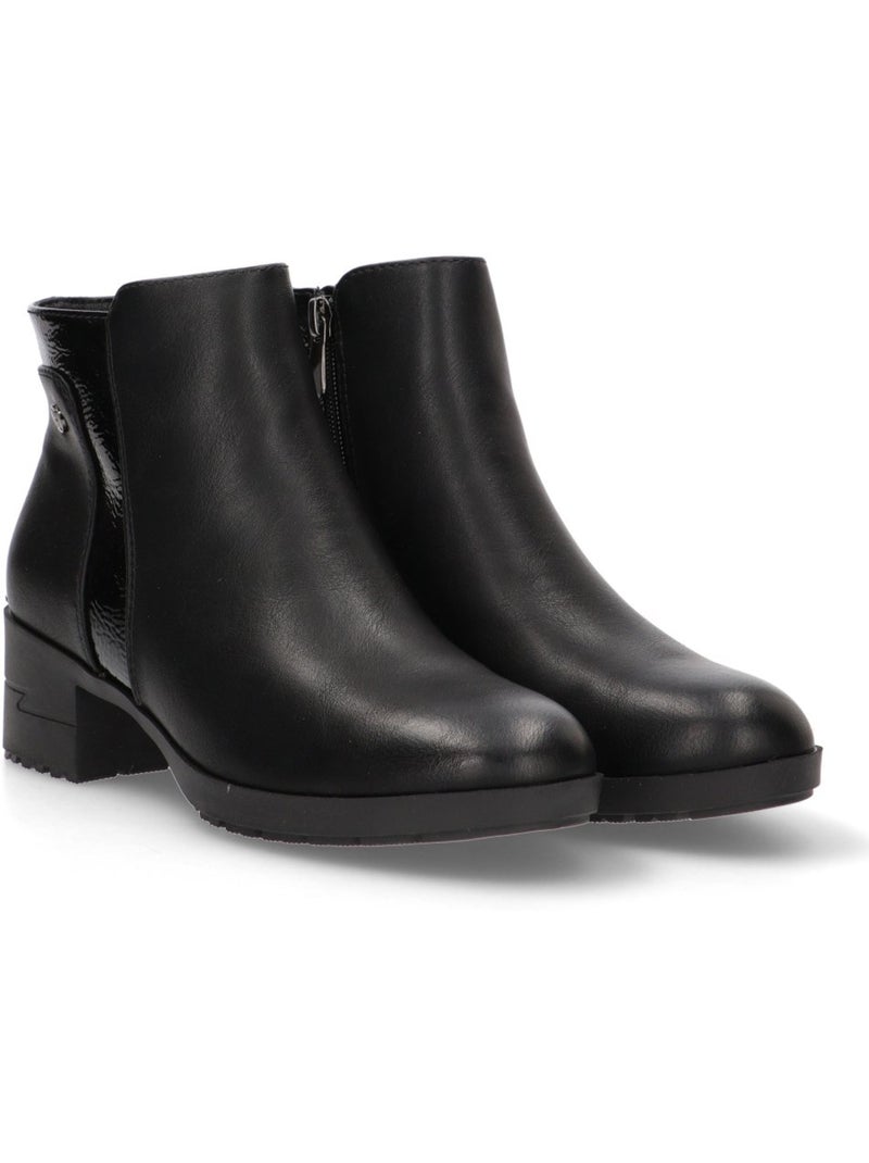 Botin Diario Mujer Tacón Medio - Hispaflex Negro - Kiabi