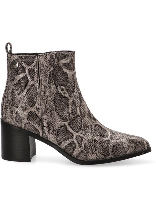 Botin Diario Mujer Tacón Medio - Isteria - Kiabi