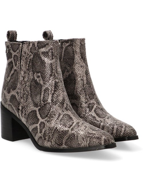 Botin Diario Mujer Tacón Medio - Isteria - Kiabi