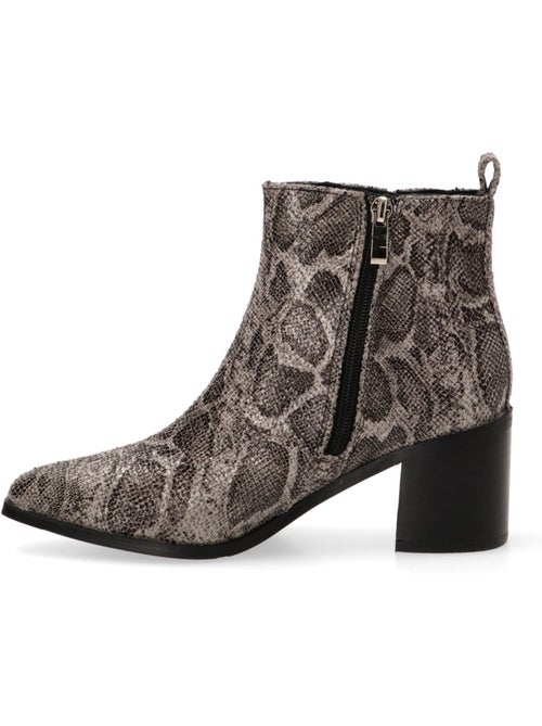 Botin Diario Mujer Tacón Medio - Isteria - Kiabi