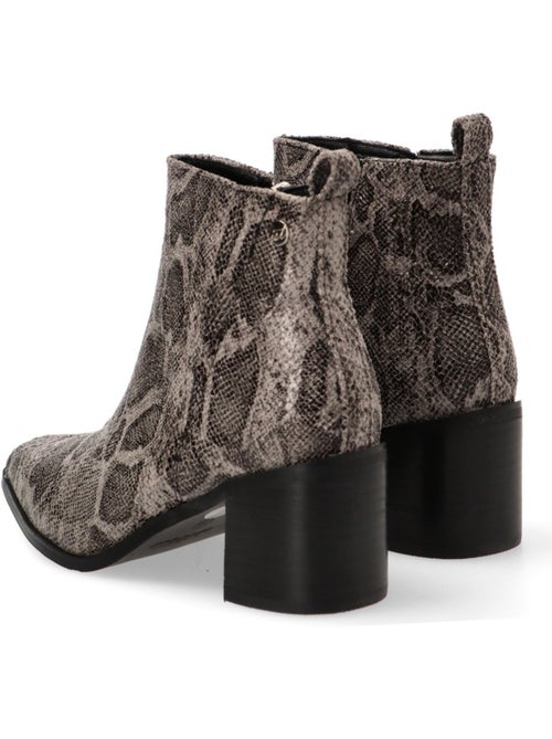 Botin Diario Mujer Tacón Medio - Isteria - Kiabi