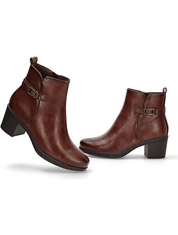 Botin Diario Mujer Tacón Medio - Luna Collection